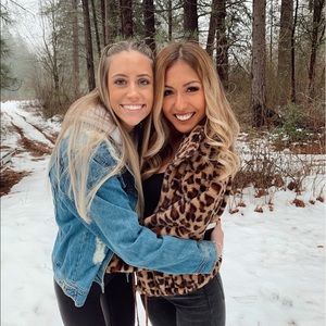 CHEETAH FURRY COAT WORN ONCE